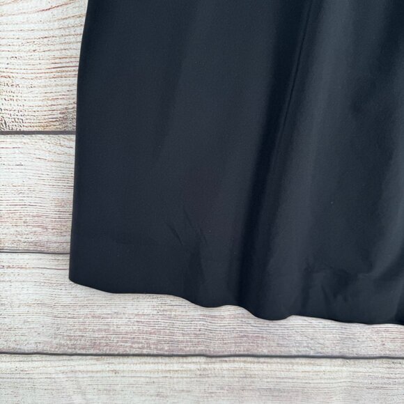 Athleta Arrival Drawstring Midi‎ Skirt Women's 22 Black Travel Stretch - Picture 5 of 12